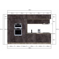 Bucatarie ZONE 360 FRONT PAL K002 / decor 4299